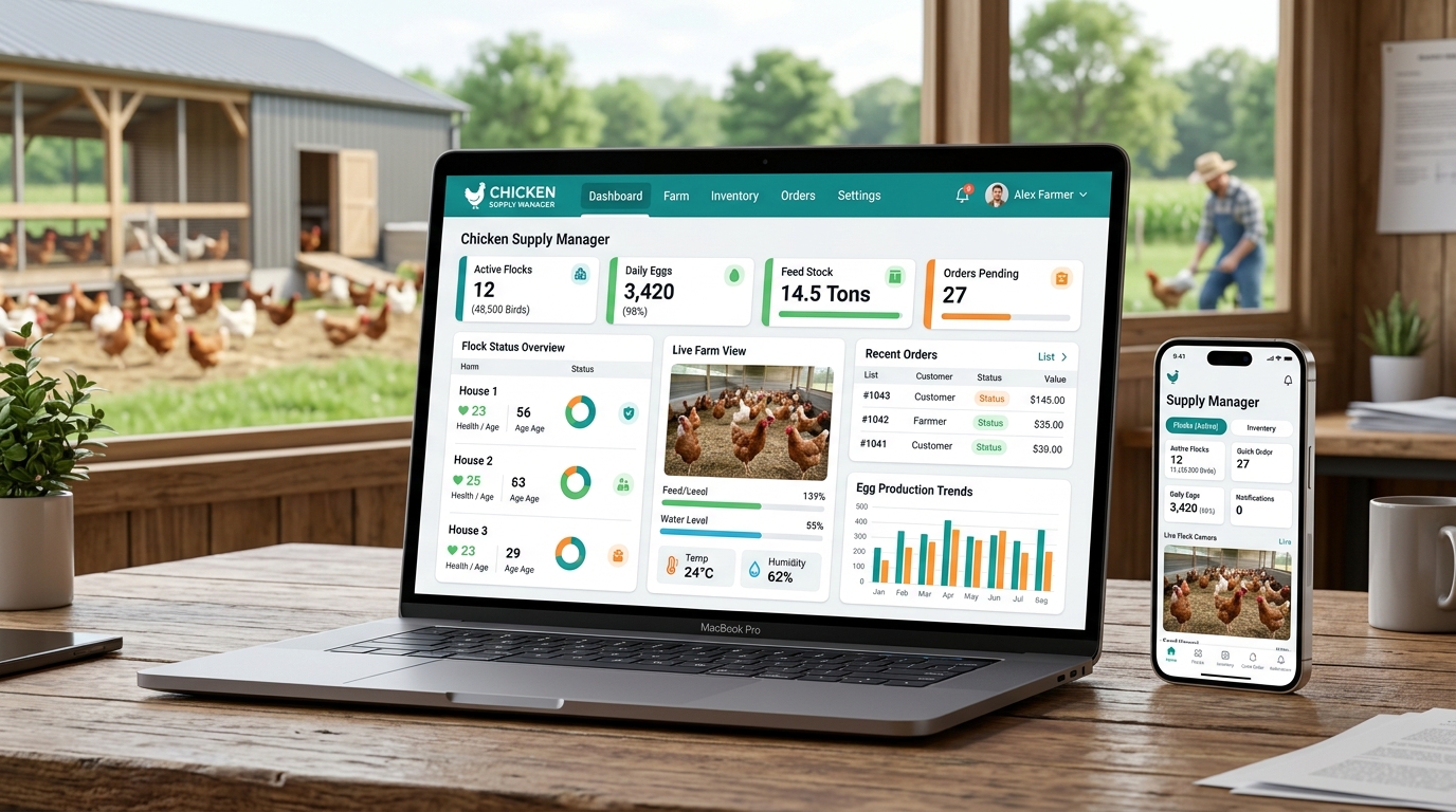 Chicken Supply Manager - Software application by Muhammad Hamza Fazal